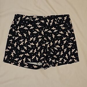 Loft Bee Print Shorts size 0